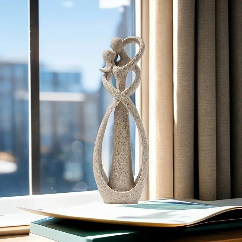 Koppelbeeld - Amoré - Romantische Omhelzing - Elegante Decoratie