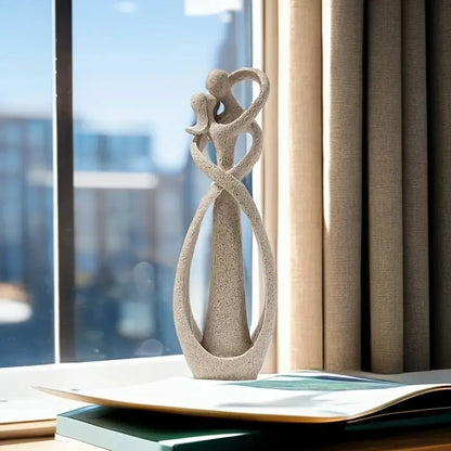 Koppelbeeld - Amoré - Romantische Omhelzing - Elegante Decoratie