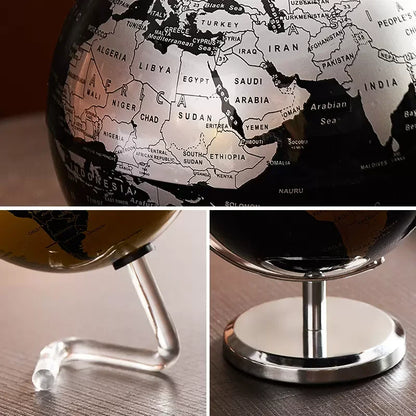 Globe - WorldSphere - Metalen Stand - Decoratief Stuk
