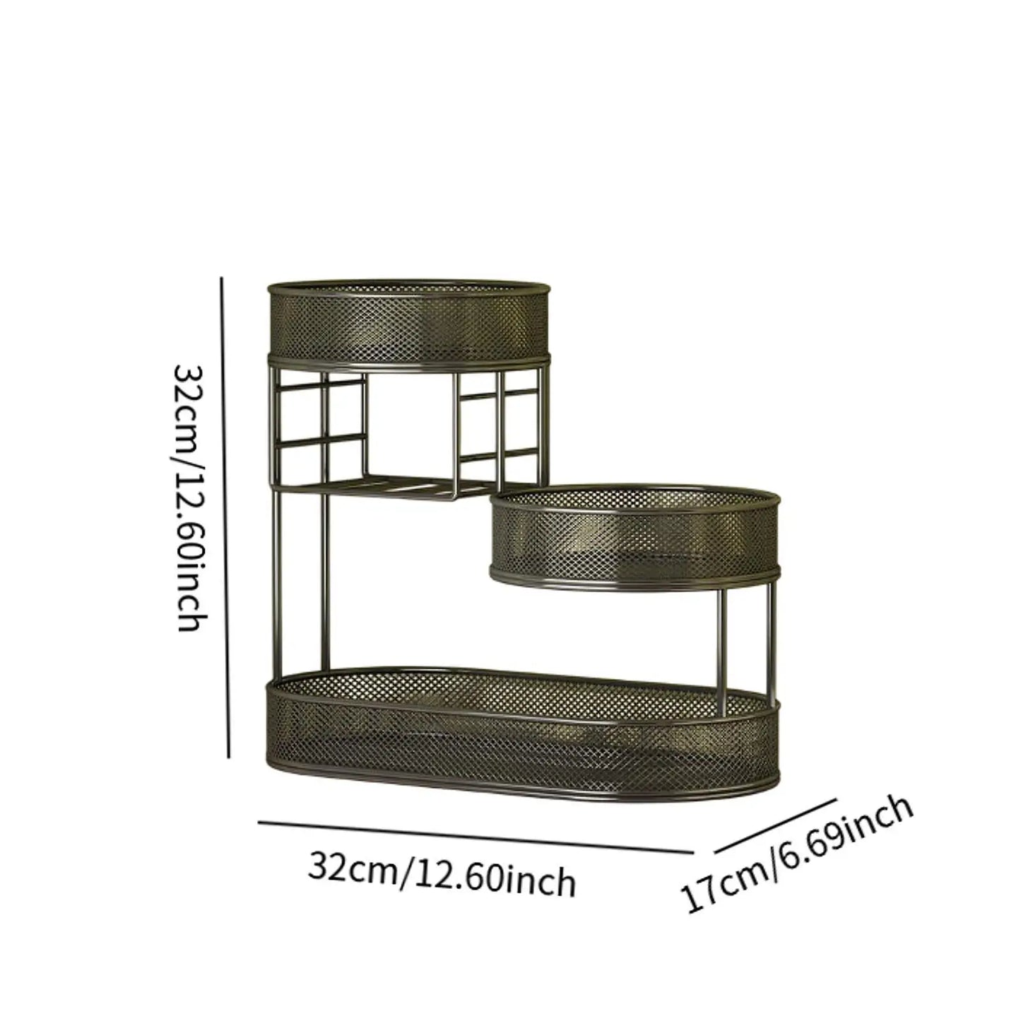 Fruitmand - FreshFlow - 3 Laags Ontwerp - Ruimtebesparende Opberging