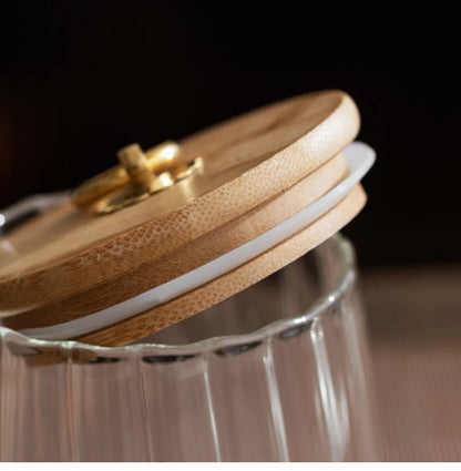 Opbergpot - PureGlass - Luchtdichte Deksel - Elegant Design