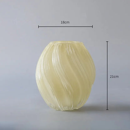 Glazen Vaas - TwistDesign - Moderne Decoratie - Elegante Stijl