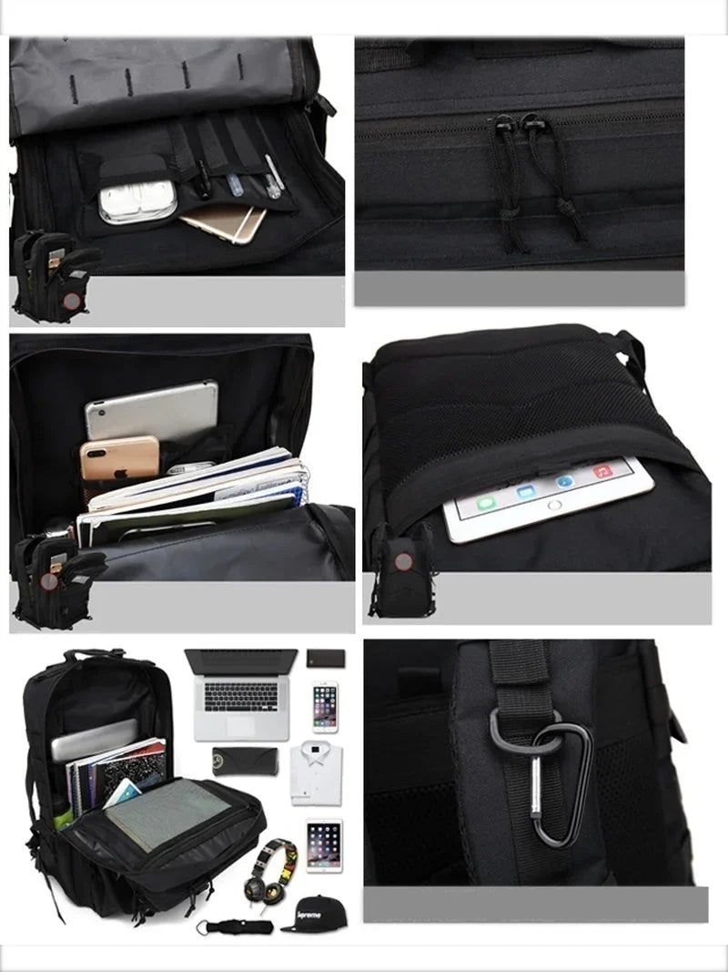 Militaire Tactische Rugzak - GearPro - Waterdicht Ontwerp - Ideaal voor Buitenavonturen