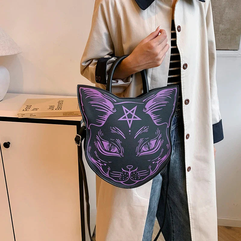 Gothische Handtas - DarkMuse - Kat Design - Spookachtige Elegant