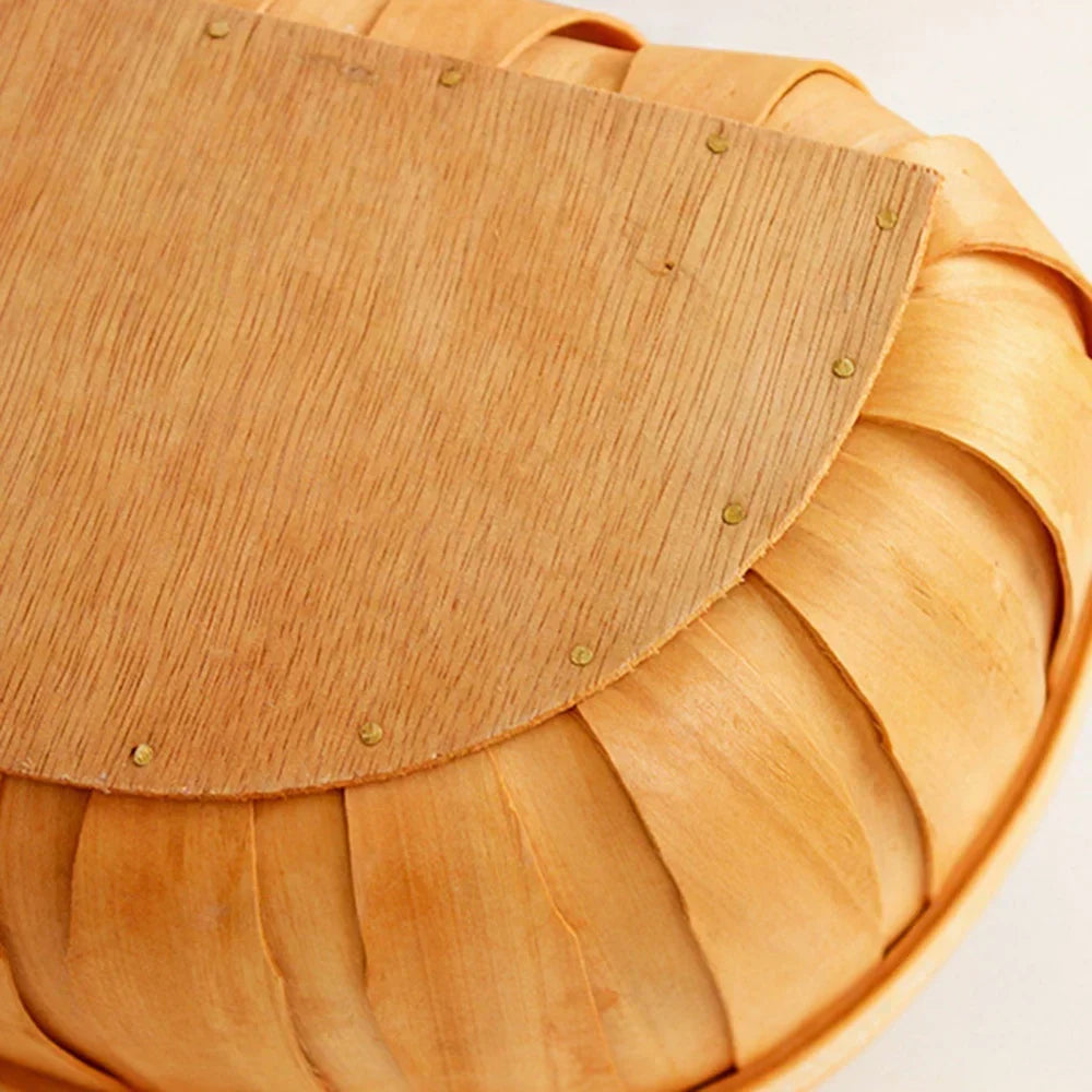 Marktmand - EcoBask - Handgemaakt Hout - Rustieke Charme