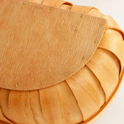 Marktmand - EcoBask - Handgemaakt Hout - Rustieke Charme