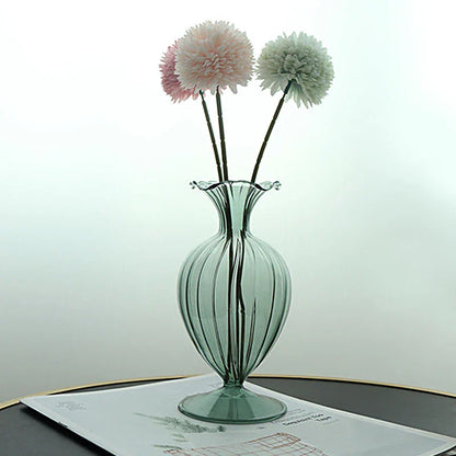 Glazen Vaasje - GlowLuxe - Vintage Stijl - Elegante Design