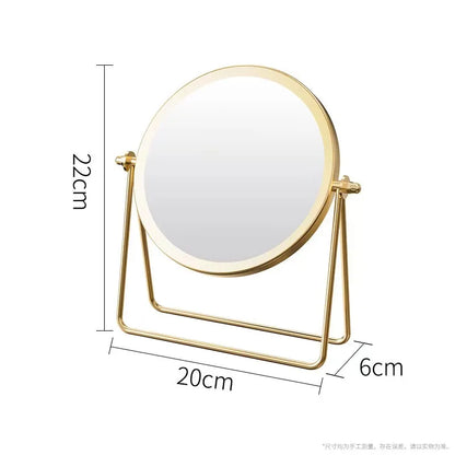 Make-up Tafelspiegel - Miravia - 360° Draaibaar Ontwerp - Elegante IJzeren Frame