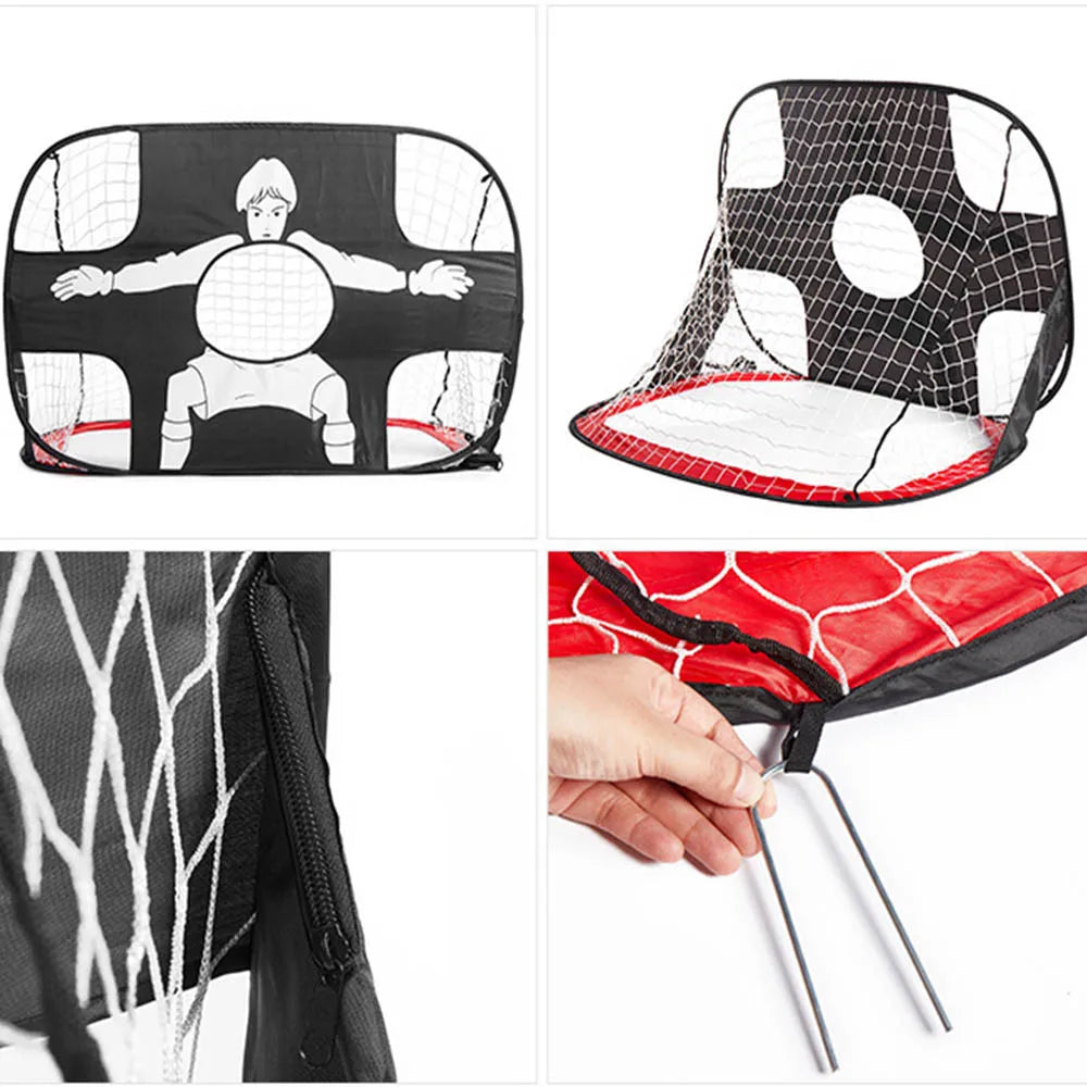 Opvouwbaar Voetbaldoel - Sportiva - Duurzaam Nylon - Binnen & Buiten