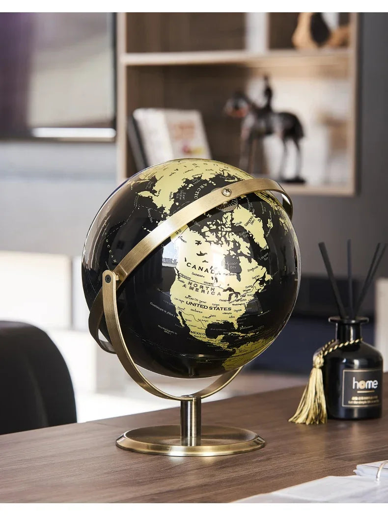 Globe - WorldSphere - Metalen Stand - Decoratief Stuk