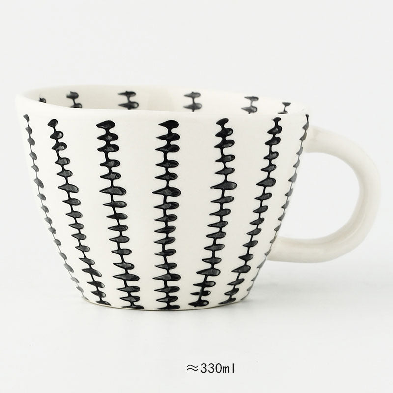 Keramische Mokken - Artistry - Handbeschilderd Design - Geometrische Patronen