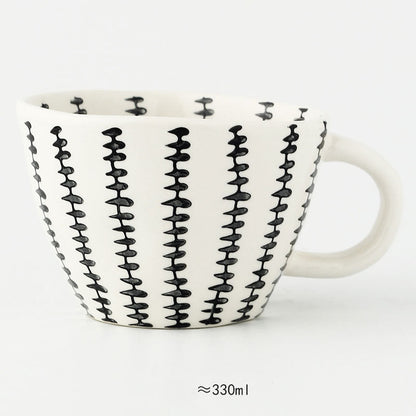 Keramische Mokken - Artistry - Handbeschilderd Design - Geometrische Patronen