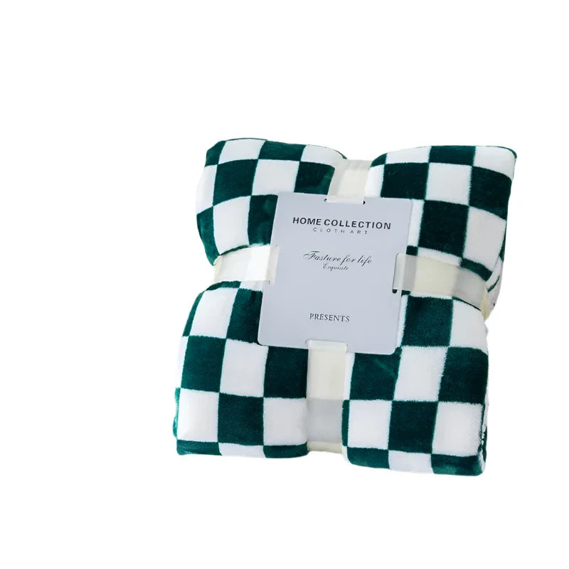 Flanellen Dekens - CozyNest - Retro Stijl - Zachte Warmte