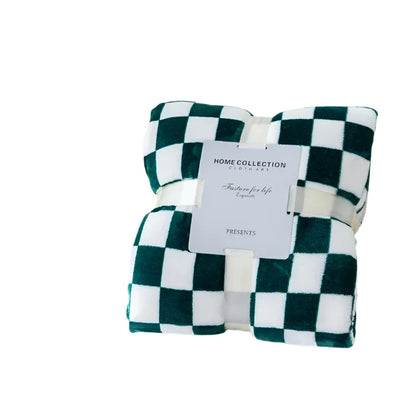 Flanellen Dekens - CozyNest - Retro Stijl - Zachte Warmte