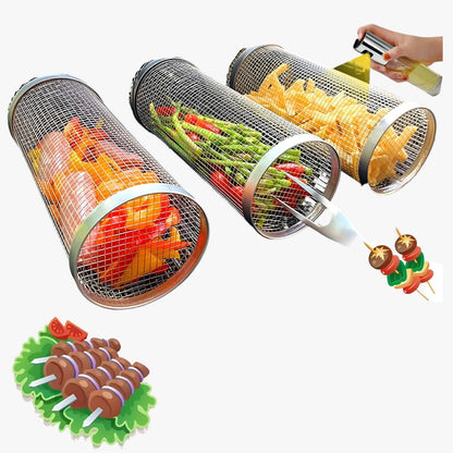 BBQ Grillmand - CookPro - Draaifunctie - Gelijke Bereiding