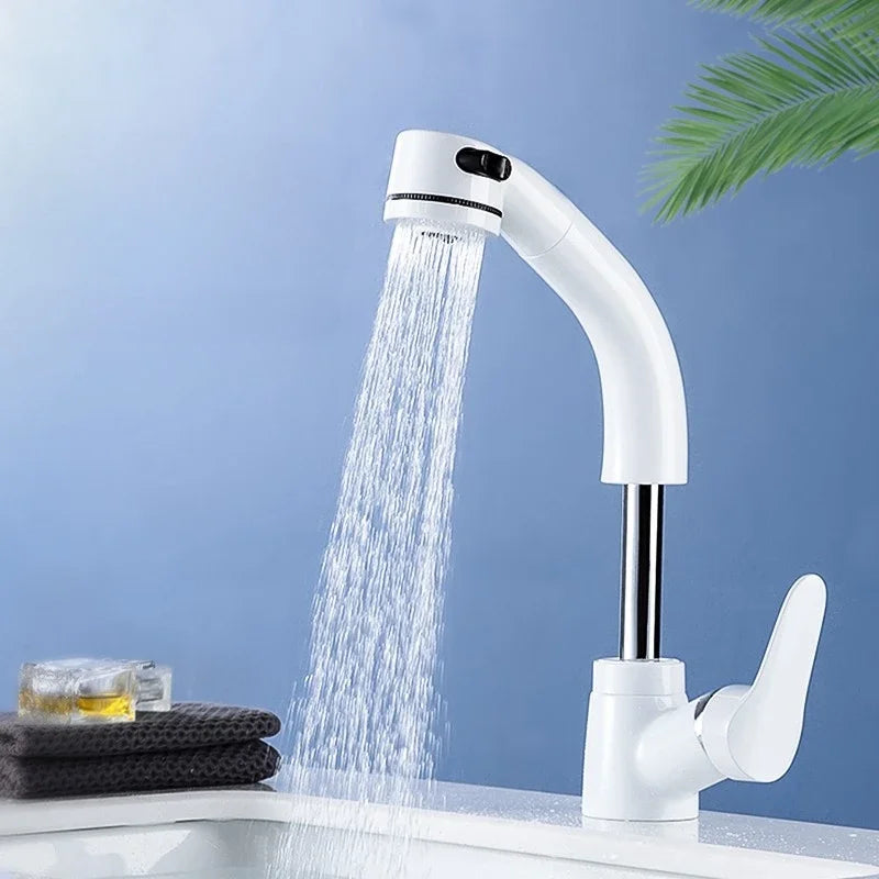 Badkamerkraan - AquaLift - Uittrekbare Functie - Universele Draaistraal