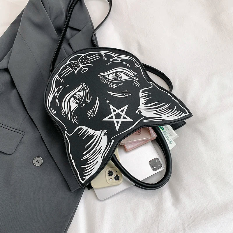 Gothische Handtas - DarkMuse - Kat Design - Spookachtige Elegant