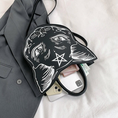 Gothische Handtas - DarkMuse - Kat Design - Spookachtige Elegant