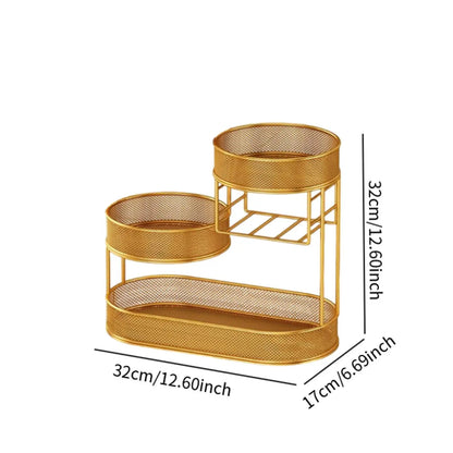 Fruitmand - FreshFlow - 3 Laags Ontwerp - Ruimtebesparende Opberging
