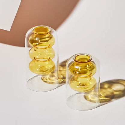 Glazen Vaas - BloomCraft - Artistiek Design - Scandinavische Stijl