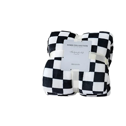 Flanellen Dekens - CozyNest - Retro Stijl - Zachte Warmte