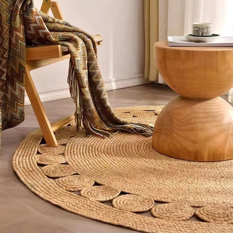 Rond Vloerkleed - EcoWeave - Natuurlijke Vezels - Duurzaam Design