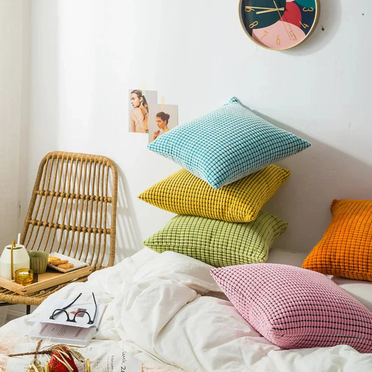 Kussenhoes - CozyHome - Zachte Stof - Decoratieve Stijl