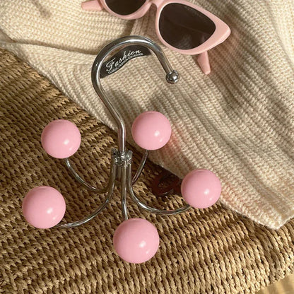 Muurkapstok Haak - Spinlure - Houten Draaibaar Rek - Kleurrijke Halhanger