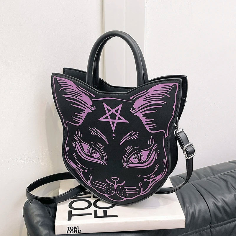Gothische Handtas - DarkMuse - Kat Design - Spookachtige Elegant