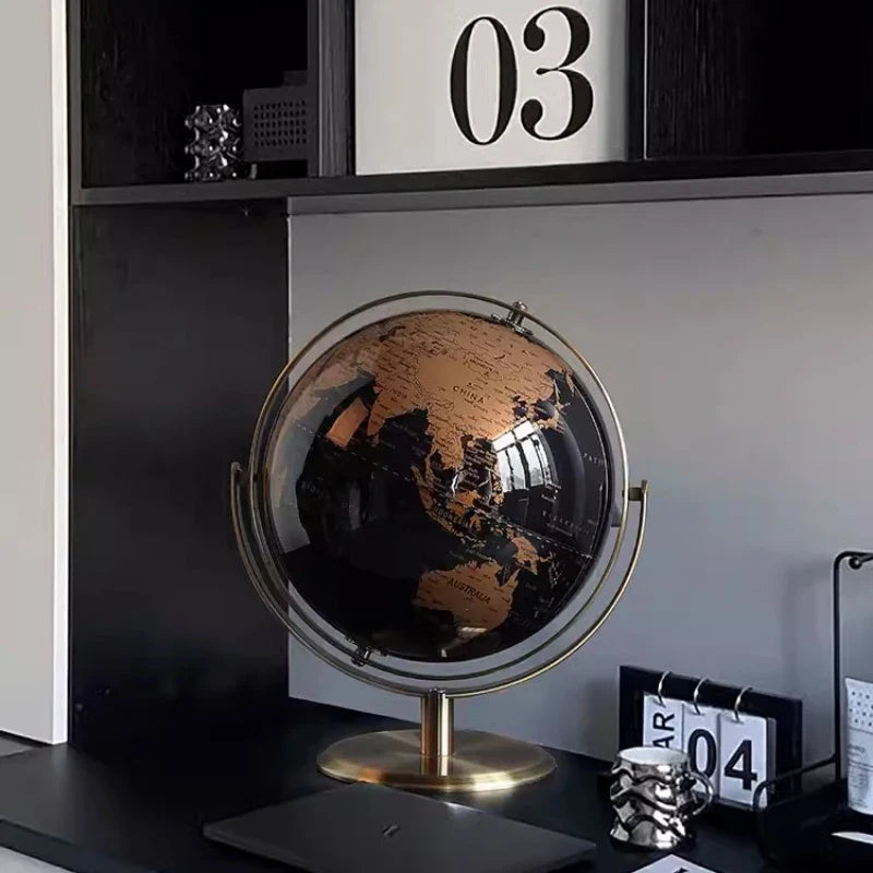 Globe - WorldSphere - Metalen Stand - Decoratief Stuk