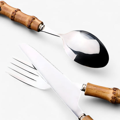 Bamboe Bestekset - EcoCraft - Duurzaam Materiaal - Elegante Vormgeving