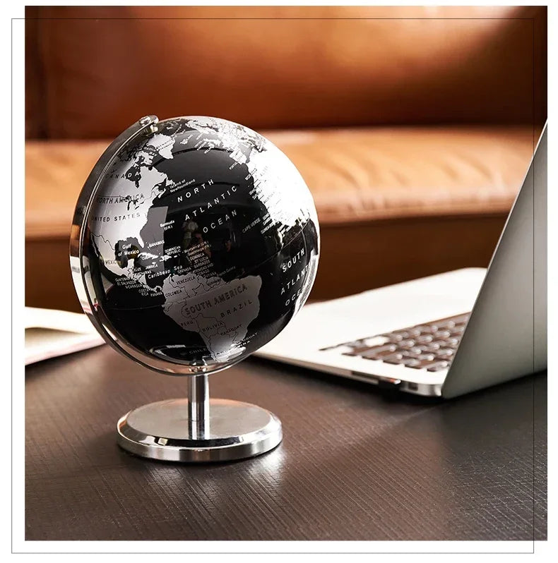 Globe - WorldSphere - Metalen Stand - Decoratief Stuk