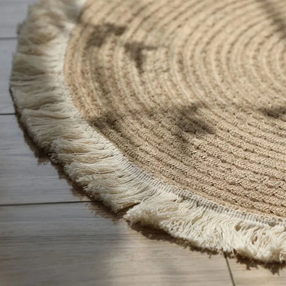 Jute Tapijt - EcoWeave - Handgemaakt Design - Vintage Charme