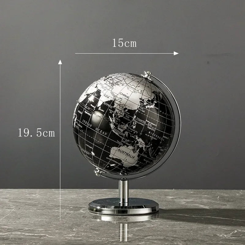 Globe - WorldSphere - Metalen Stand - Decoratief Stuk