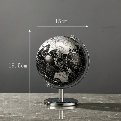 Globe - WorldSphere - Metalen Stand - Decoratief Stuk