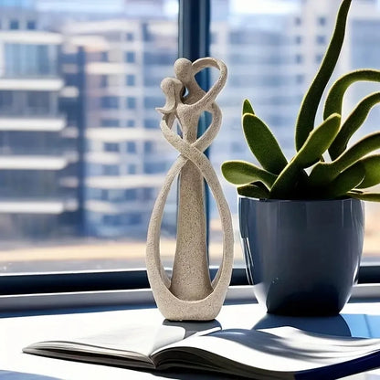 Koppelbeeld - Amoré - Romantische Omhelzing - Elegante Decoratie