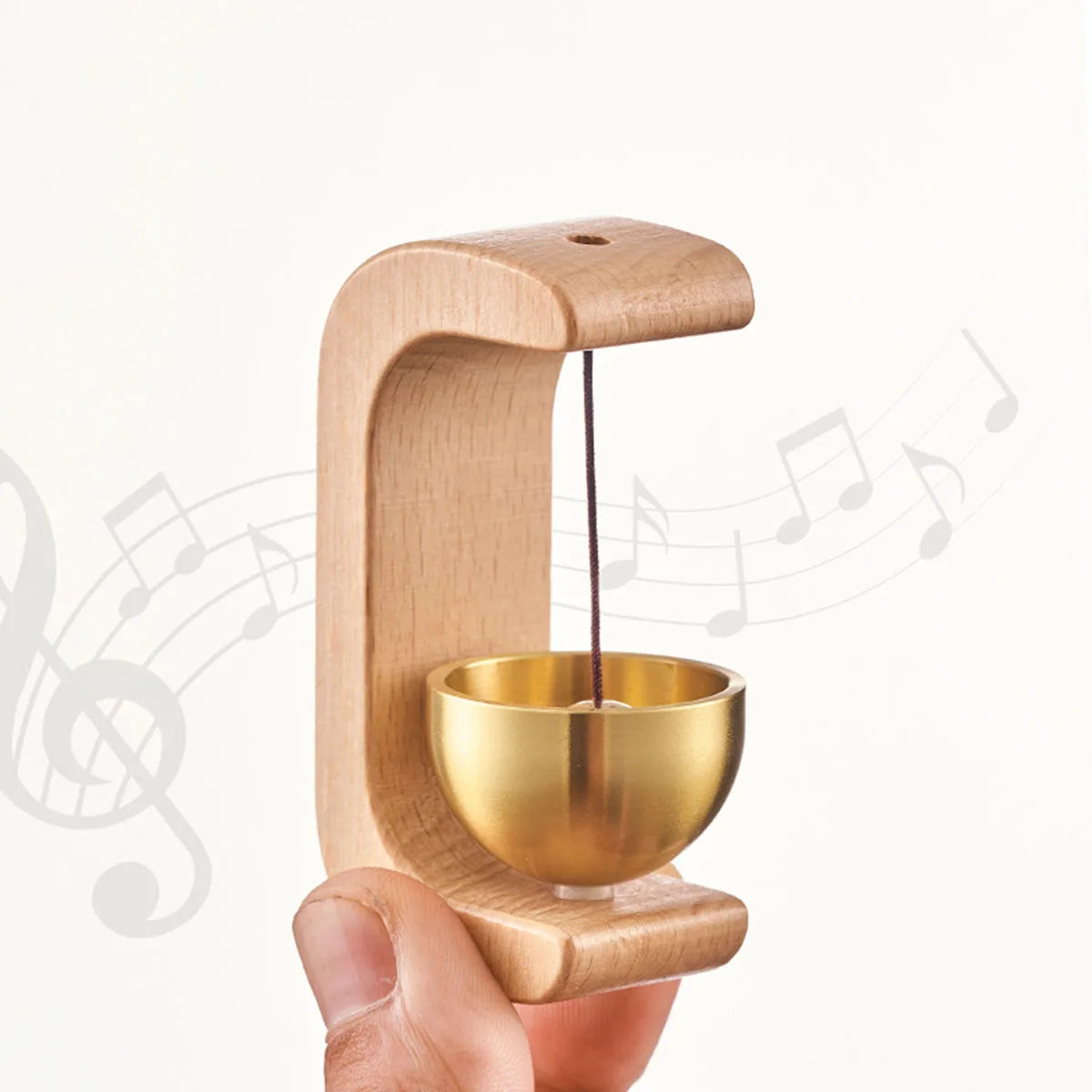 Windgong - SoundWave - Houten Ontwerp - Draadloze Deurbeller