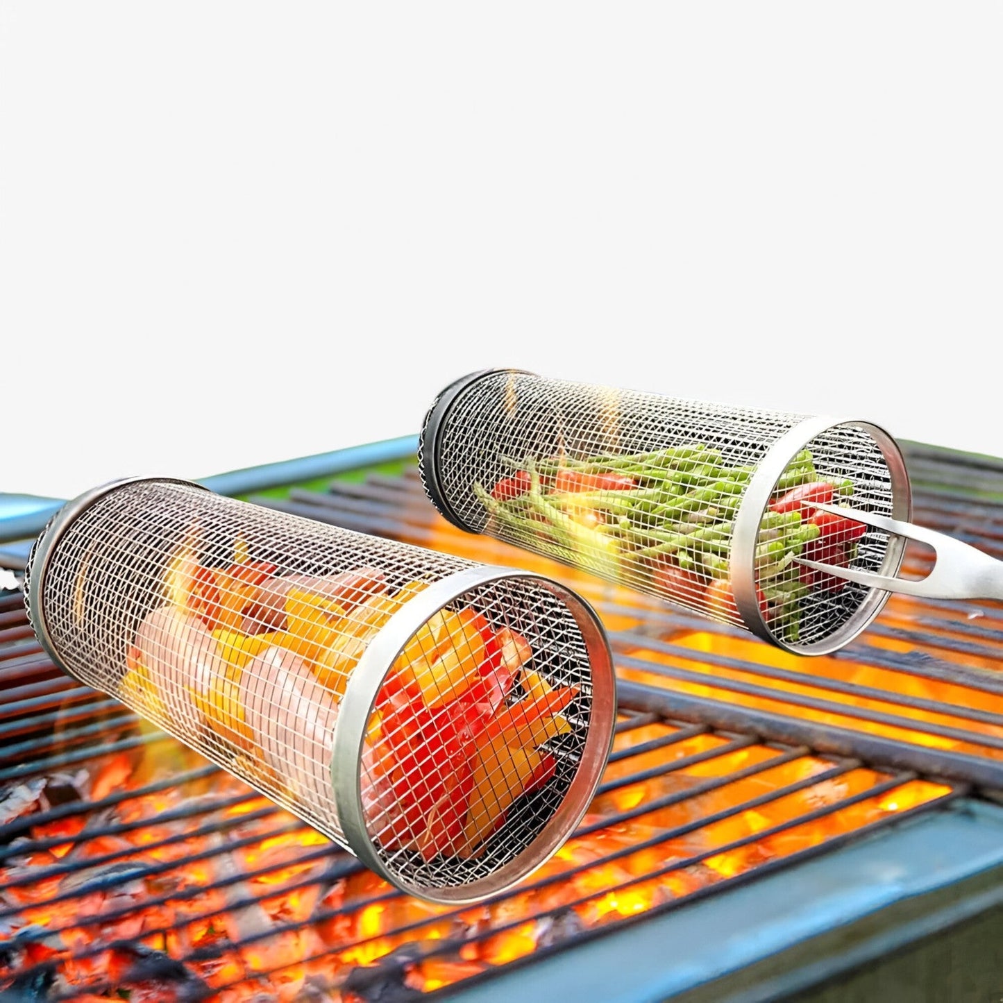 BBQ Grillmand - CookPro - Draaifunctie - Gelijke Bereiding