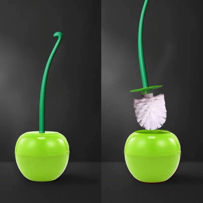 Toiletborstel Set - CherryBrush - Stijlvol Ontwerp - Badkamer Accessoire