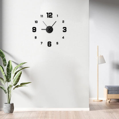 DIY Wandklok - TimeFlow - Randloos Ontwerp - Stille Beweging