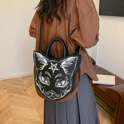 Gothische Handtas - DarkMuse - Kat Design - Spookachtige Elegant