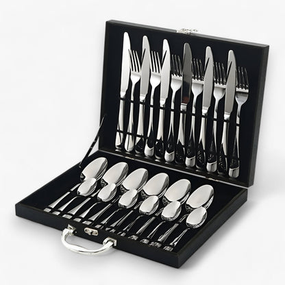 Bestekset - LuxeFork - Elegante Ontwerp - Duurzaam RVS