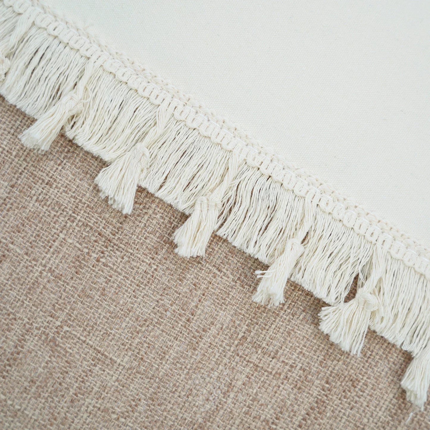 Bohemian Kussenhoes - DecoLuxe - Geometrisch Patroon - Franjes Detail