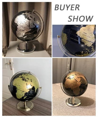 Globe - WorldSphere - Metalen Stand - Decoratief Stuk