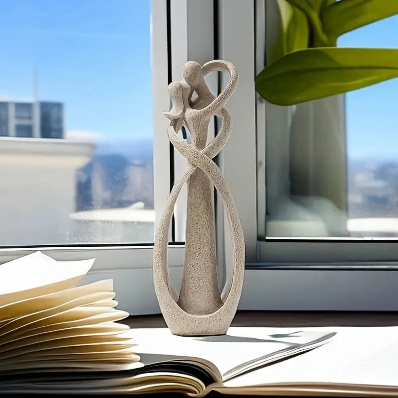 Koppelbeeld - Amoré - Romantische Omhelzing - Elegante Decoratie