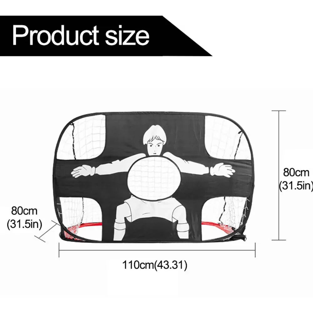 Opvouwbaar Voetbaldoel - Sportiva - Duurzaam Nylon - Binnen & Buiten