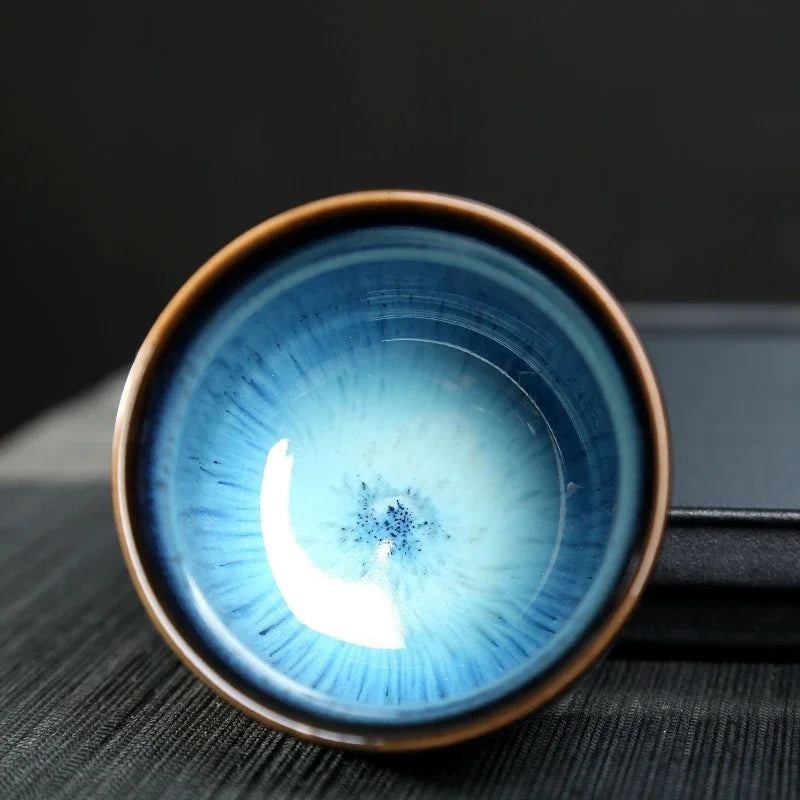 Theekop - ColorGlow - Keramisch Design - Elegant met Verf Druppels