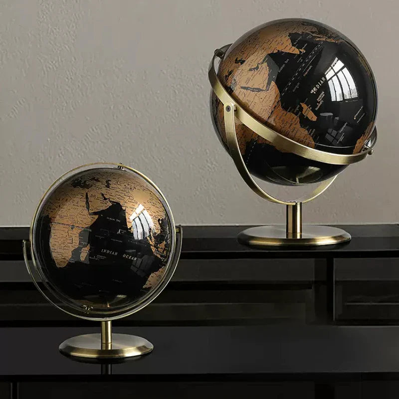 Globe - WorldSphere - Metalen Stand - Decoratief Stuk