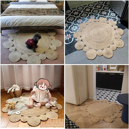 Rond Vloerkleed - EcoWeave - Natuurlijke Vezels - Duurzaam Design