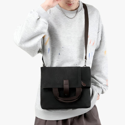 Canvas Schoudertas - UrbanFlex - Stijlvol Ontwerp - Veelzijdig Gebruik